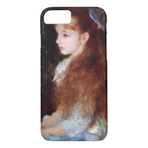 Portrait eines Mädchens mit blauem Band, Renoir Case-Mate iPhone Hülle