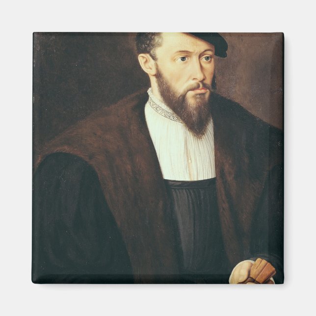 Portrait eines Mannes, 1549 Magnet (Vorne)