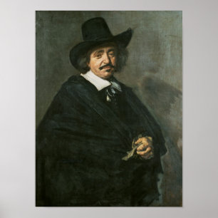 Portrait eines Mannes, c.1654-55 Poster