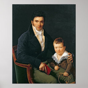 Portrait eines Mitglieds der Familie Barbet Poster