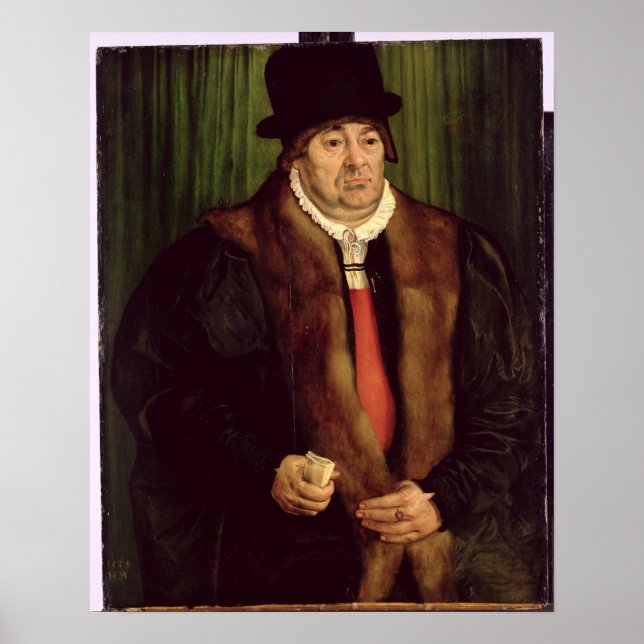 Portrait eines Münchner Aristokraten, 1559 Poster (Vorne)