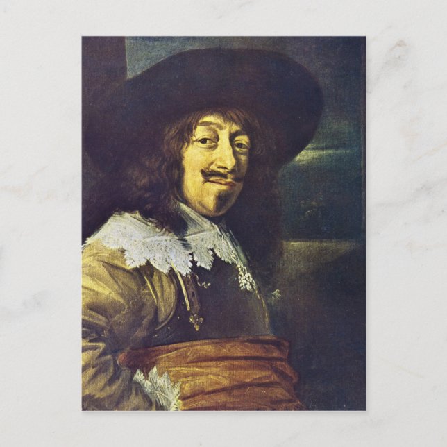 Portrait eines Referenten von Frans Hals Postkarte (Vorderseite)