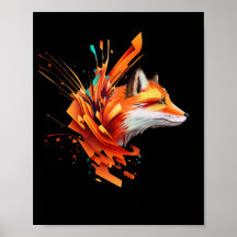 Portrait eines roten Fuchses