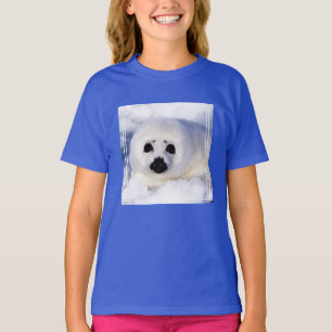 Portrait eines Siegels der Harfe T-Shirt