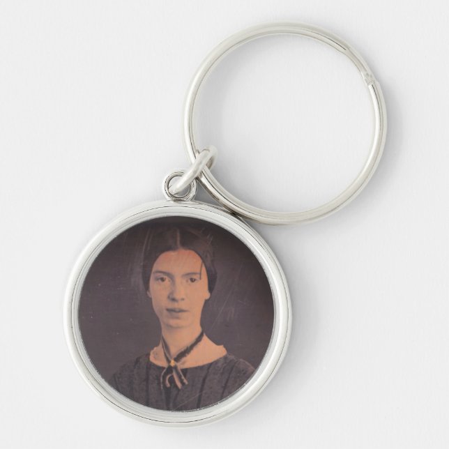 Portrait Emily Dickinson Schlüsselanhänger (Vorne)