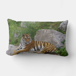 Portrait-Foto eines sibirischen Tigers Lendenkissen