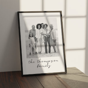 Portrait-Geschenk für benutzerdefinierte Familie f Poster