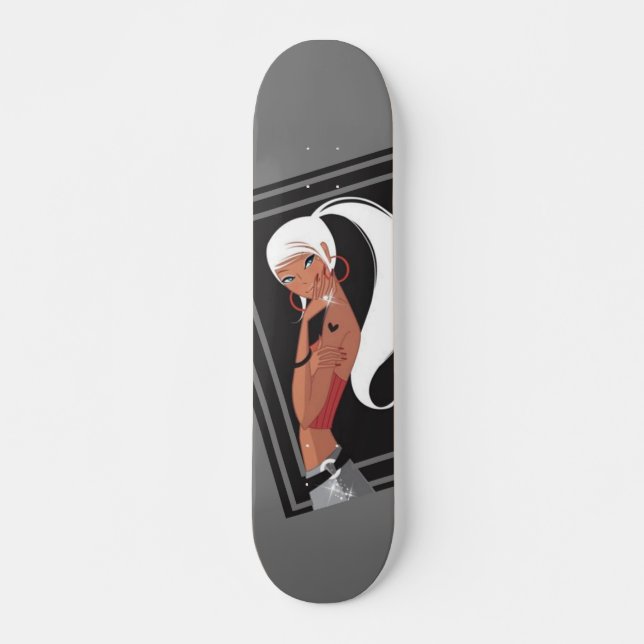 Portrait Girl Skateboard (Vorne)