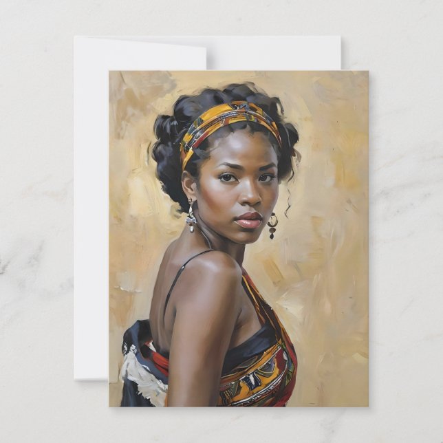 Portrait H Feiertagskarte (Vorderseite)