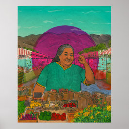 Portrait: Helga Garcia-Garza, Agri-cultura Poster