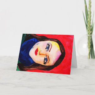 Portrait Karte