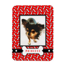 Portrait-Kühlschrankmagnet mit dem Foto Ihres Hund