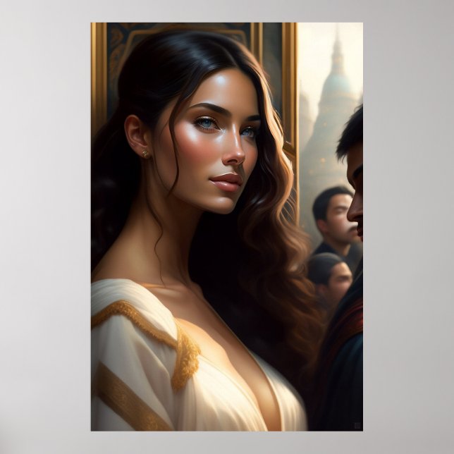 Portrait - Leinwand Art Print Poster (Vorne)