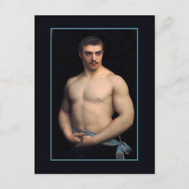 Portrait Maurice Deriaz von Courtois Postkarte (Vorderseite)