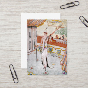 Portrait meiner Schwester, Carrie W. Stettheimer Visitenkarte