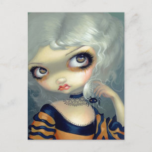 "Portrait mit Spiderling" Postkarte