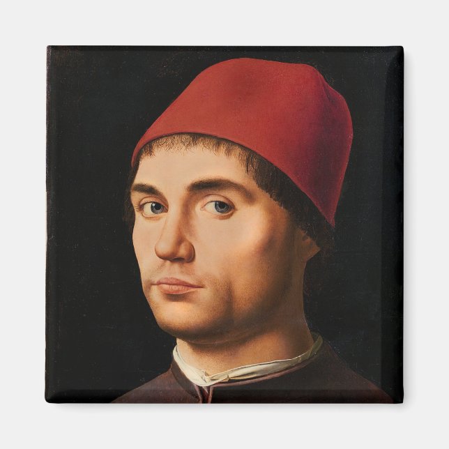 Portrait of a Man, c.1475 Magnet (Vorne)