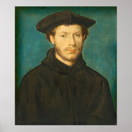 Portrait of a Man - Corneille de Lyon Kunst Poster