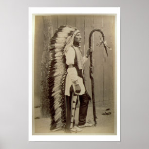 Portrait of a Native American from 'Buffalo Bill's Poster