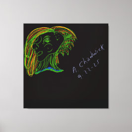 Portrait of a Wood Nymph Leinwanddruck