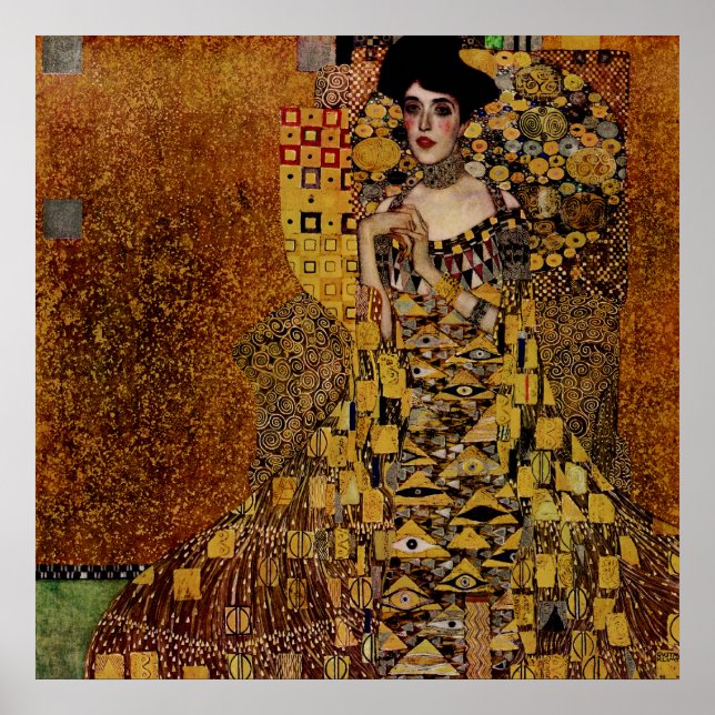 Portrait of Adele Bloch-Bauer I Poster (Vorne)