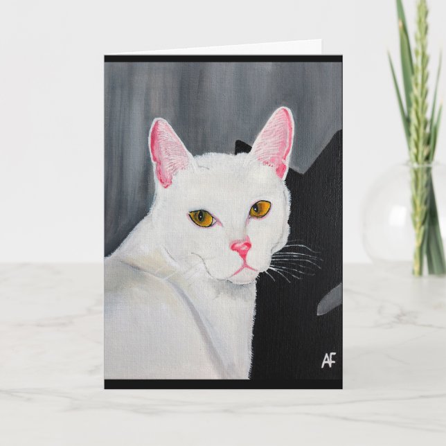 Portrait of Blanca Painting by Alfred Fox Karte (Vorderseite)