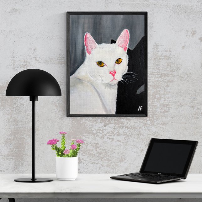 Portrait of Blanca Painting by Alfred Fox Leinwanddruck (Von Creator hochgeladen)