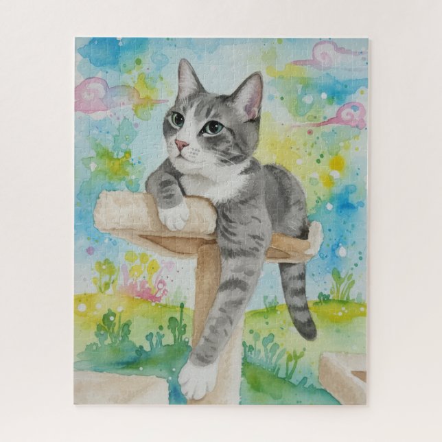 Portrait of Cat Puzzle (Vertikal)