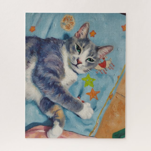 Portrait of Cat Puzzle (Vertikal)