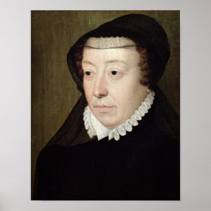 Portrait of Catherine de Medici Poster