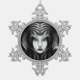 Portrait of Cyiria Mitternacht Snowflake Ornament