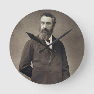 Portrait of Edward Robert Bulwer-Lytton, 1st Earl Runde Wanduhr