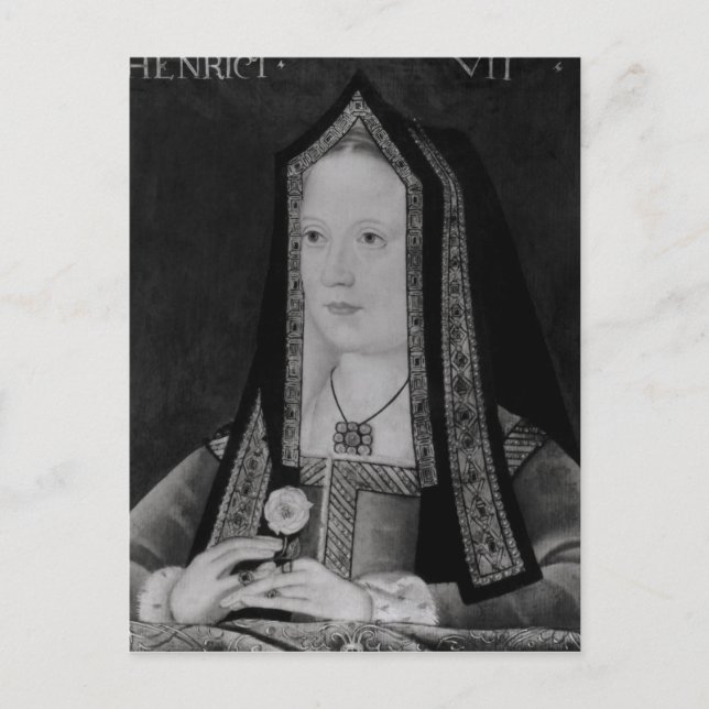 Portrait of Elizabeth of York Postkarte (Vorderseite)