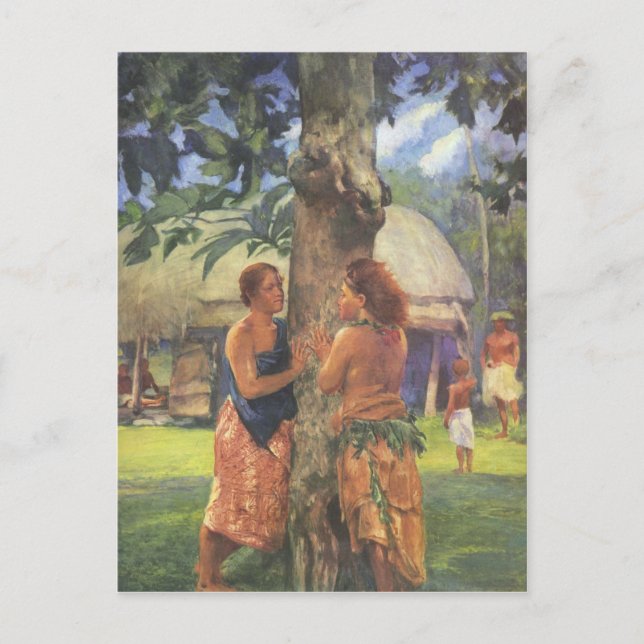 'Portrait of Faase' - John LaFarge Postcard Postkarte (Vorderseite)