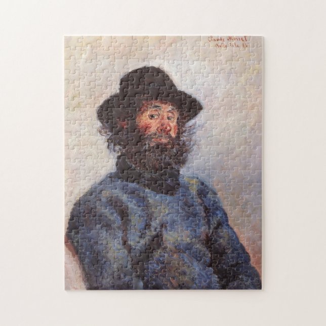 Portrait of Fisherman at Belle-Île Monet Kunstvoll Puzzle (Vertikal)