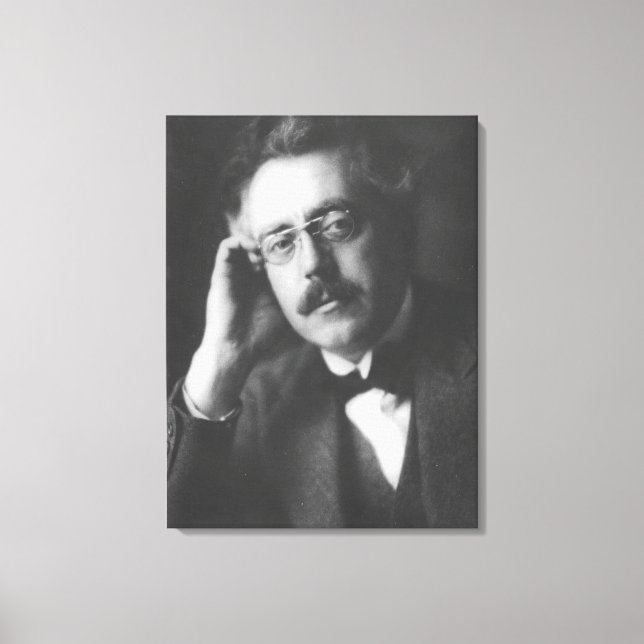 Portrait of Frank Bridge (1879-1941) (b/w Foto) Leinwanddruck (Vorderseite)