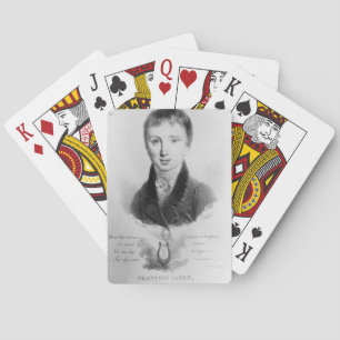 Portrait of Franz Liszt (1811-86) aged 11 (engravi Spielkarten