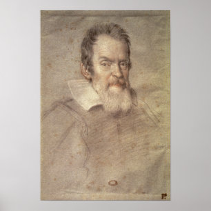 Portrait of Galileo Galilei  Astronomer Poster