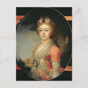 Portrait of Grand Duchess Alexandra, c.1798 Postkarte
