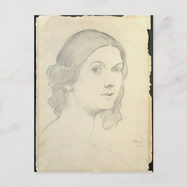 Portrait of Isadora Duncan , 1908 Postkarte (Vorderseite)