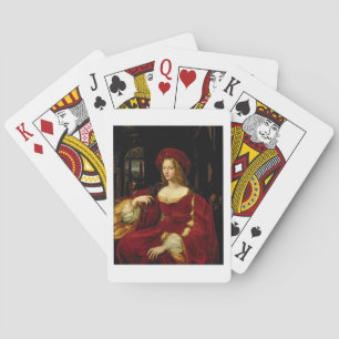 Portrait of Jeanne of Aragon (c.1500-77) wife of A Spielkarten
