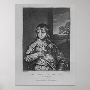 Portrait of Lord Francis Villiers Poster