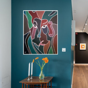 Portrait of Man Painting von Alfred Fox Leinwanddruck