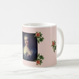 Portrait of Manon Balletti Jean-Marc Nattier roses Kaffeetasse
