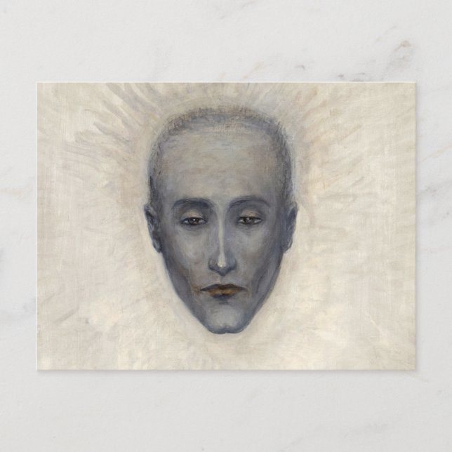 Portrait of Marcel Duchamp by Florine Stettheimer Postkarte (Vorderseite)