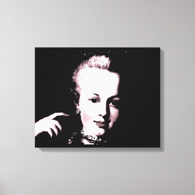 Portrait of Marie Antoinette Maria Antonia Austria Leinwanddruck (Vorderseite)