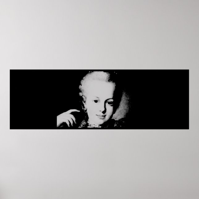 Portrait of Marie-Antoinette Maria Antonia Austria Poster (Vorne)