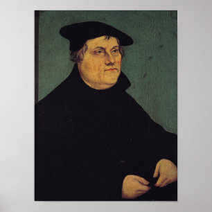 Portrait of Martin Luther  1543 Poster