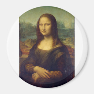 Portrait of Mona Lisa del Giocondo by Leonardo da  Magnet