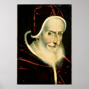Portrait of Pope Pius V   1576-80 Poster
